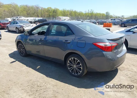 2016 Toyota Corolla S Premium from USA, damaged, VIN 2T1BURHEXGC588815